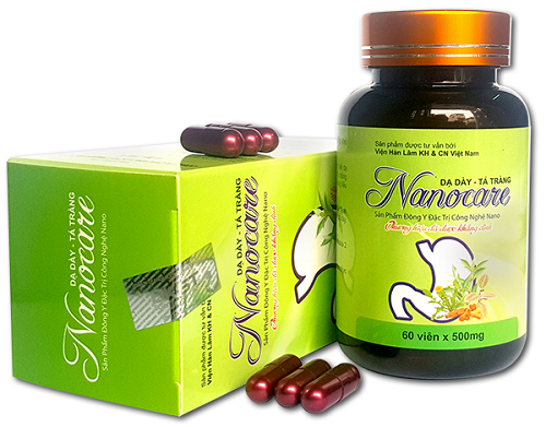 Viên uống Nanocare giúp bạn điều trị nhanh chóng Viêm loét Dạ dày - Tá tràng