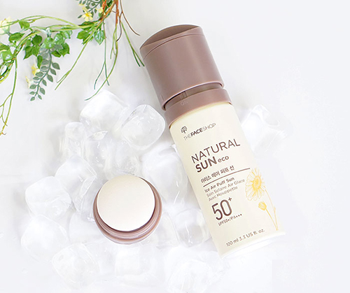 Kem Chống Nắng Natural Sun Eco Ice Air Puff Sun SPF50+ PA+++ bảo vệ da dưới ánh nắng mặt trời Kem Chống Nắng Natural Sun Eco Ice Air Puff Sun SPF50+ PA+++ bảo vệ da dưới ánh nắng mặt trời