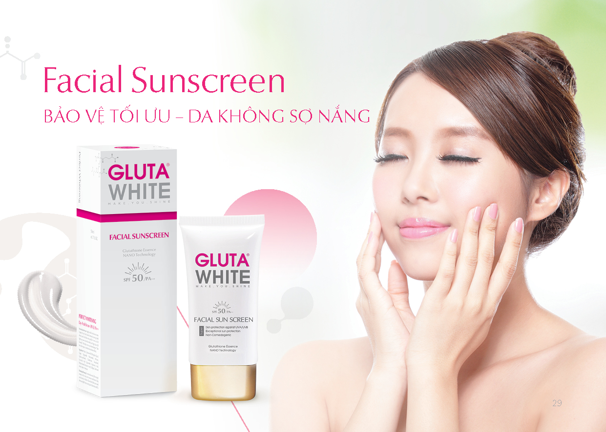 Kem chống nắng Gluta White Facial Sunscreen 