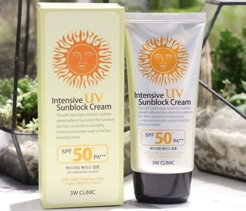 Kem chống nắng 3W Clinic Intensive - giải pháp bảo vệ da hoàn hảo cho da luôn khỏe đẹp