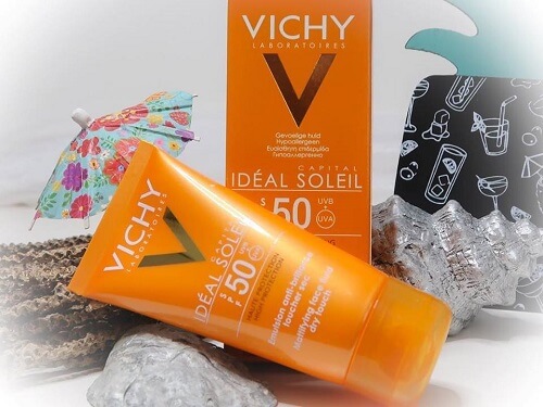 Kem chống nắng Vichy Mattifying Dry Touch Face Fluid được điều chế từ bảng thành phần nhiều dưỡng chất cực kì tốt cho da