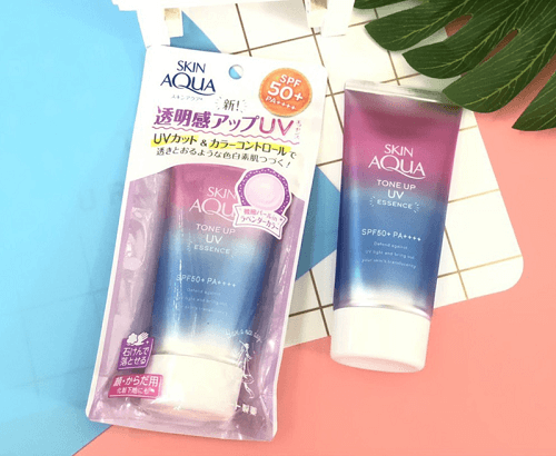 Kem chống nắng Skin Aqua Tone Up UV sở hữu thiết kế đẹp mắt, tiện lợi