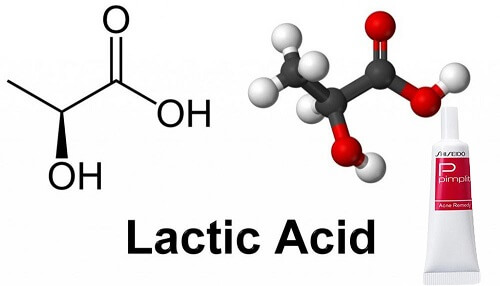 Lactic acid - thành phần chủ chốt giúp kem trị mụn Shiseido Pimplit tăng hiệu quả gấp nhiều lần