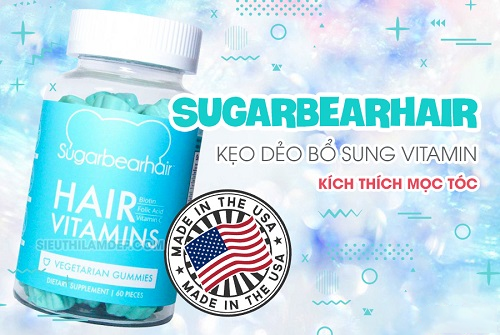 Kẹo gấu mọc tóc Sugarbearhair đem lại rất nhiều dưỡng chất cho tóc cũng như cơ thể