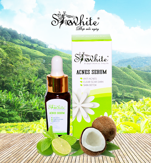 Serum Shewhite là một trong những sản phẩm giúp trị mụn hiệu quả