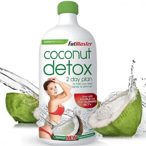 Nước uống giảm cân coconut detox còn giúp tăng năng lượng, cải thiện và làm sạch hệ tiêu hóa