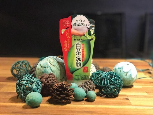 Sữa rửa mặt trà xanh Shirochasou Green Tea Foam Nhật Bản cho da sạch mụn, trắng mịn