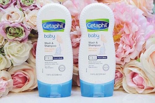 Sữa tắm cho bé Cetaphil Baby Wash & Shampoo cho da bé sạch mịn, êm mướt