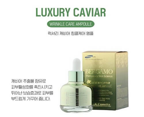 Tinh chất Luxury Caviar được điều chế dựa trên công thức độc quyền và 100% thành phần tự nhiên