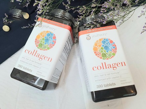 Viên uống collagen 390 tablets được điều chế với bảng thành phần đảm bảo hiệu quả, an toàn và lành tính