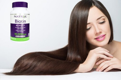 Mái tóc như được "hồi sinh" suôn dày, chắc khỏe hơn nhờ viên uống mọc tóc Biotin